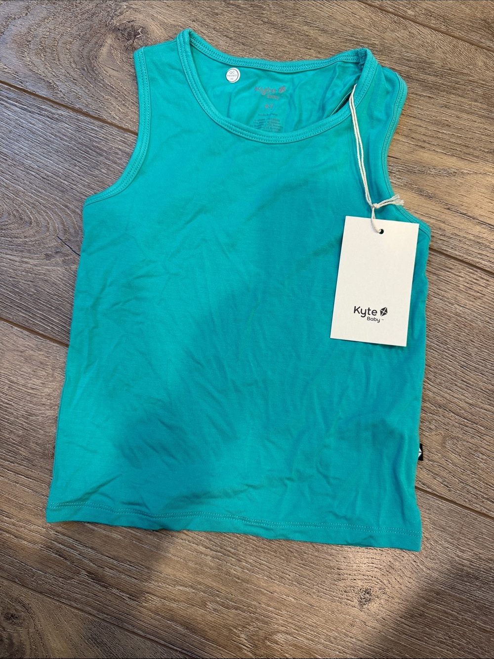 Kyte BABY Teal Girls' Tank Top